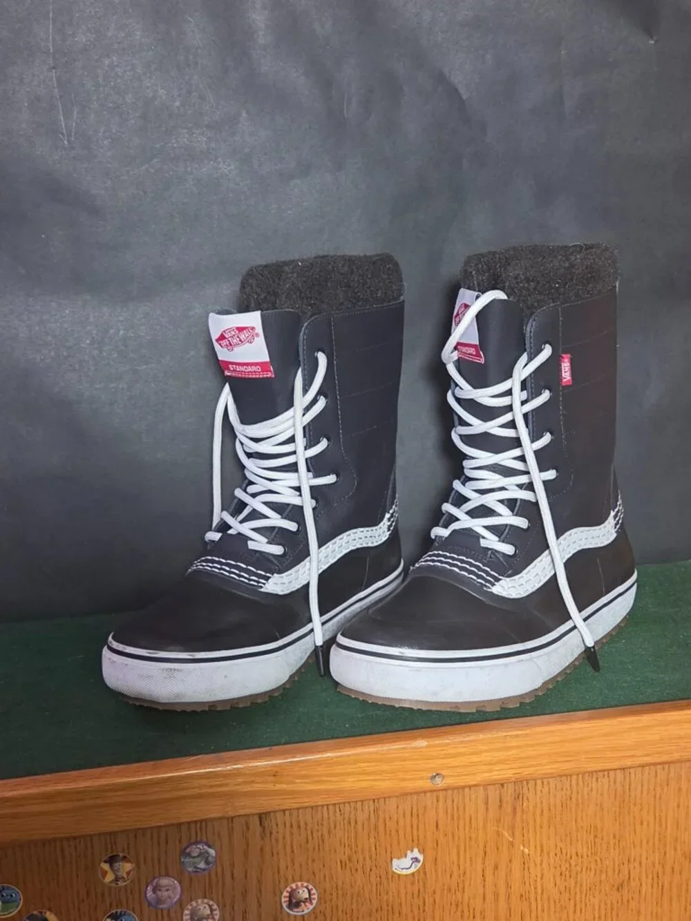 Vans Standard MTE Black Leather Winter Boots